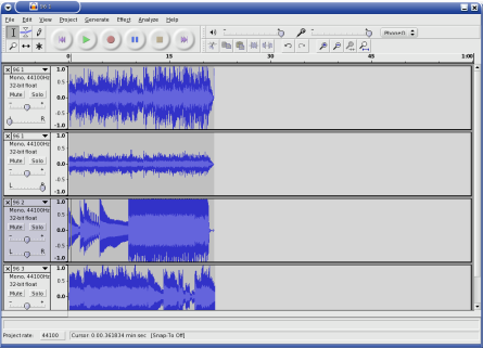 Audacity screenshot