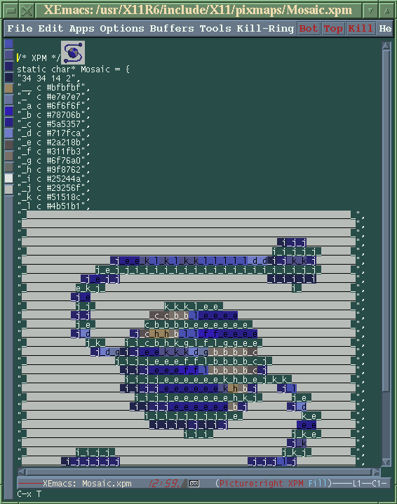 Xpm-Mode Window